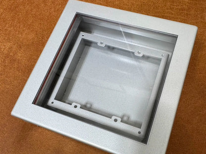 【穴なし】二連機器用屋外カードリーダー用カバー IP66相当を取得予定 【受注生産 / IP未取得】